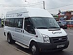 Бесплатный автобус Genser в пункт аренды автомобилей АрендаАвто-лга на Новорязанском шоссе